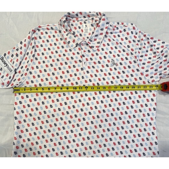 St. Louis Cardinals Golf Style MLB Polo Shirt Adult Size XL SGA Promo - Picture 2 of 6